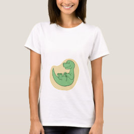Baby Brontosaur Maternity Shirt