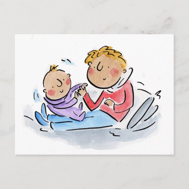 Baby Brother Postkarte (Vorderseite)