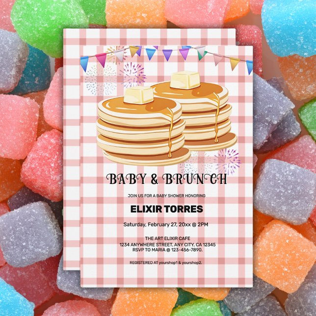 Baby & Brunch-Babydusche Einladung (Von Creator hochgeladen)