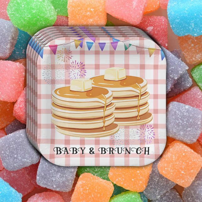 Baby & Brunch-Babydusche Pappteller (Von Creator hochgeladen)