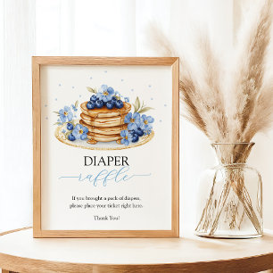 Baby Brunch Diaper Raffle Baby Duschgel Spiel Poster