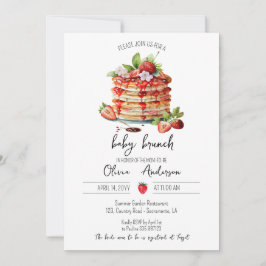 Baby Brunch Duschkuchen Einladung