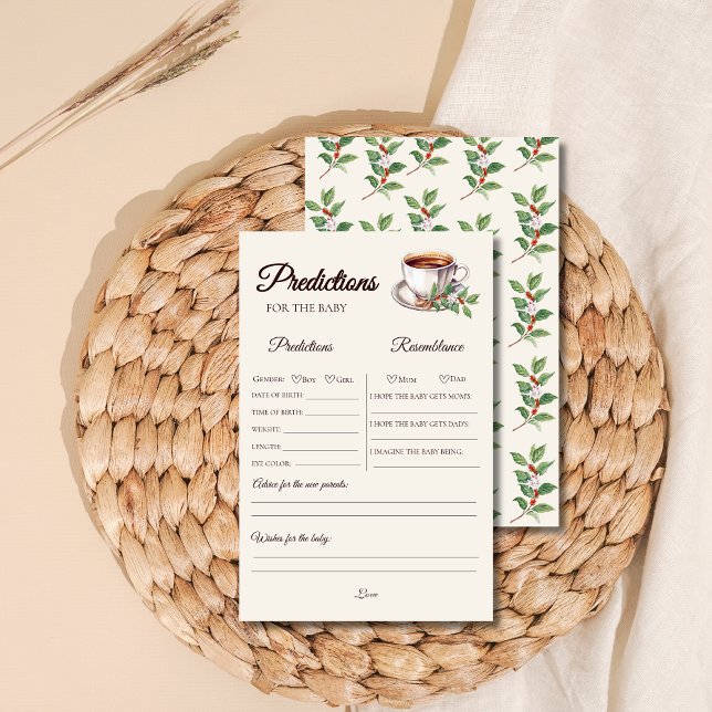 Baby brütet Coffee Baby Shower Predication (Von Creator hochgeladen)