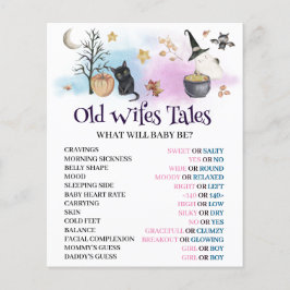 Baby brütet das Old Wifes Tales Spiel.