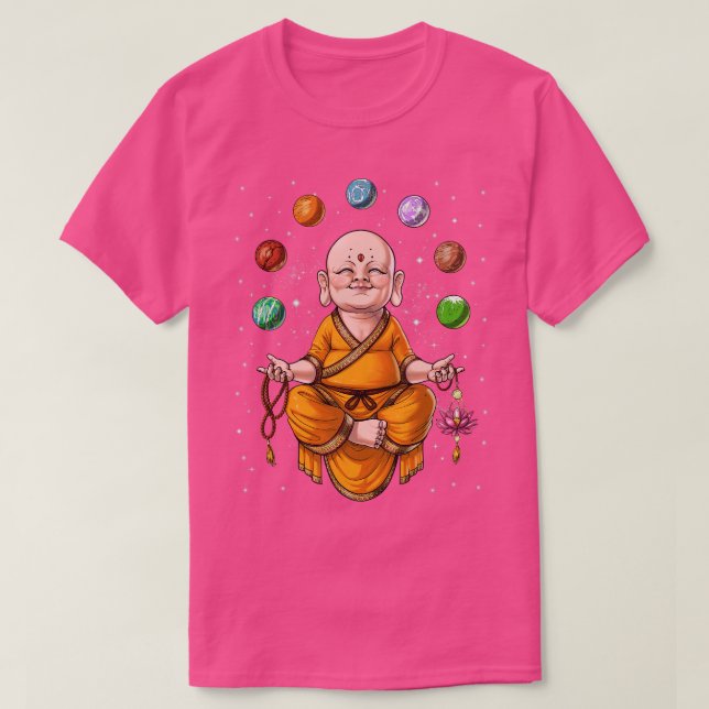 Baby Buddha Meditation T-Shirt (Design vorne)