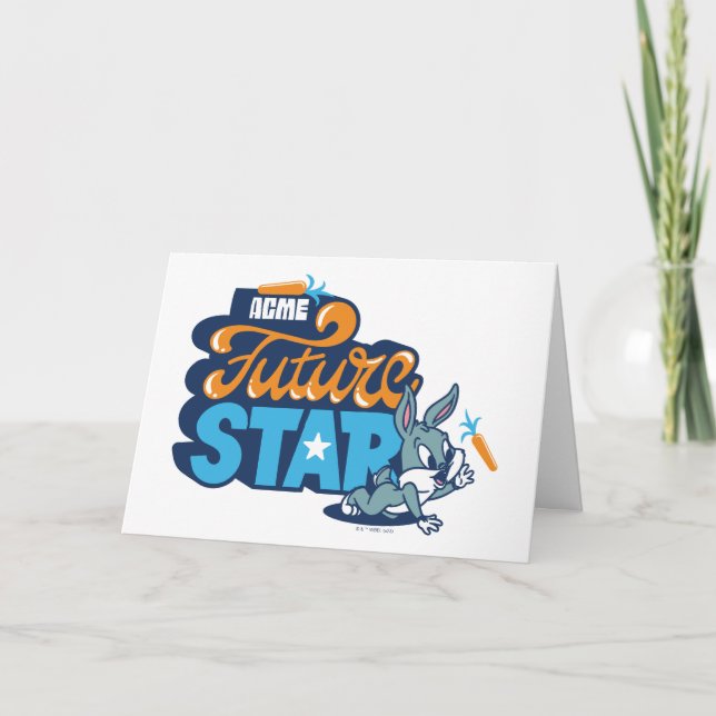 Baby BUGS BUNNY™ - Future Star Karte (Vorderseite)
