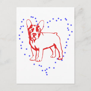 Baby Bulldogge Postkarte