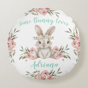 Baby Bunny einige sonnige Lieben Sie Rundes Kissen