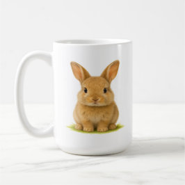 Baby Bunny im Gras Kaffeetasse