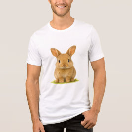 Baby Bunny im Gras Tri-Blend Shirt