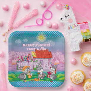 Baby Bunny Pappteller