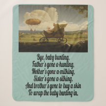 Baby Bunting - Kinderzimmer Rhyme Sherpa Blanket