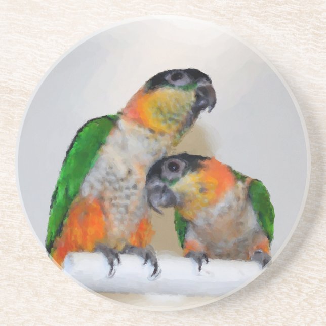 Baby Caique Parrots Dessous de verre animal (Devant)