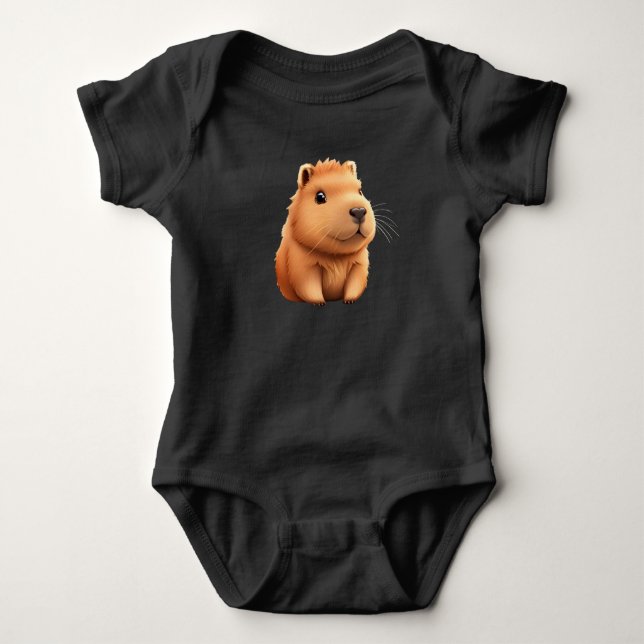 Baby Capybara Strampler (Vorderseite)