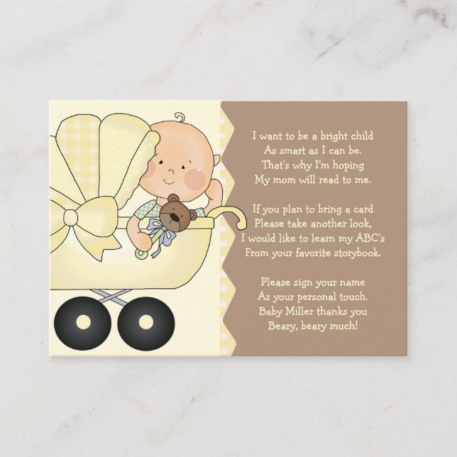 Baby Carriage - Book Insert Card (Vorderseite)
