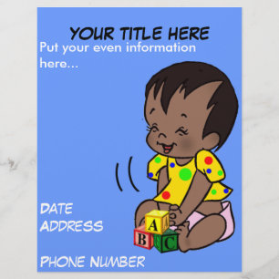 Baby Cartoon to Personalize - Flyer