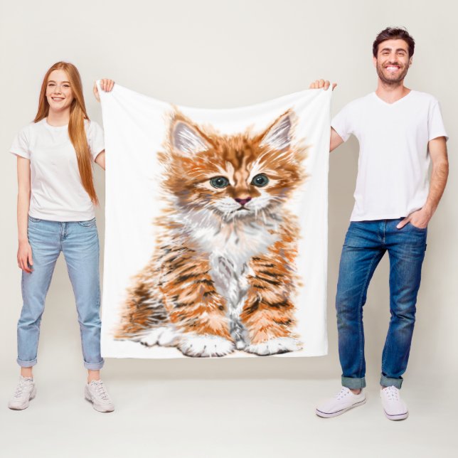 Baby Cat Fleece Blanket (Beispiel)