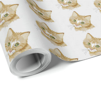 baby cat geschenkpapier
