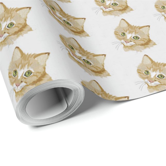 baby cat geschenkpapier (Rolleneckpunkt)