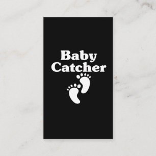 Baby Catcher Midfrau Niedlich Doula Birne Visitenkarte