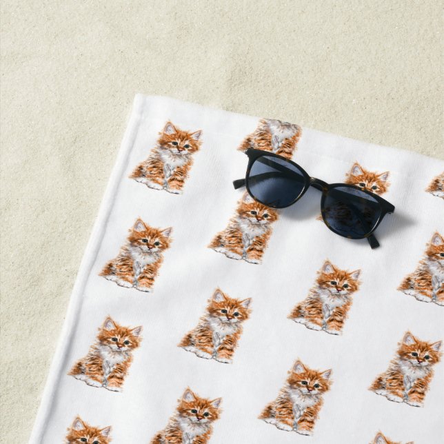 Baby Cats Strandtuch (Beispiel)