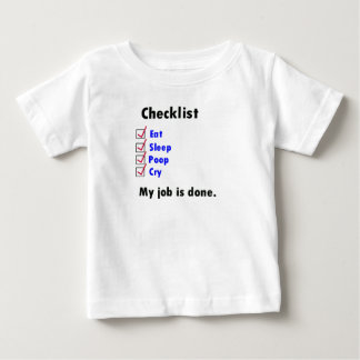 Baby Checkliste Baby T-shirt