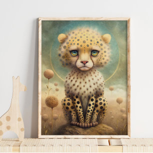 Baby Cheetah Genre Neutre Impression murale de C