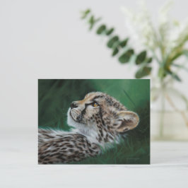 Baby Cheetah Postcard Set 10 Postkarte
