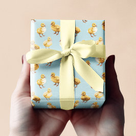 Baby Chicks Pattern | Easter Wrapping Paper Geschenkpapier