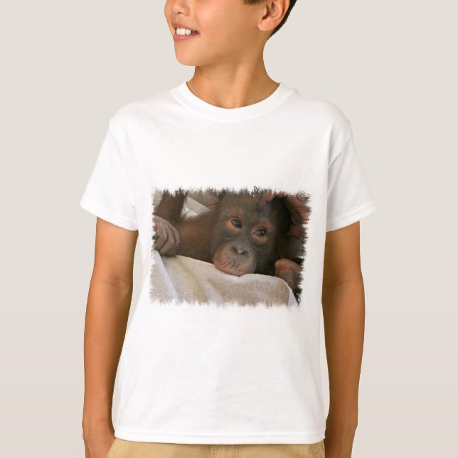 Baby Chimp Kid's T - Shirt (Vorderseite)