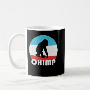 Baby Chimpanzee Vintag Retro Silhouette Gif Kaffeetasse