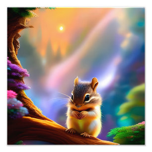 Baby Chipmunk Fotodruck