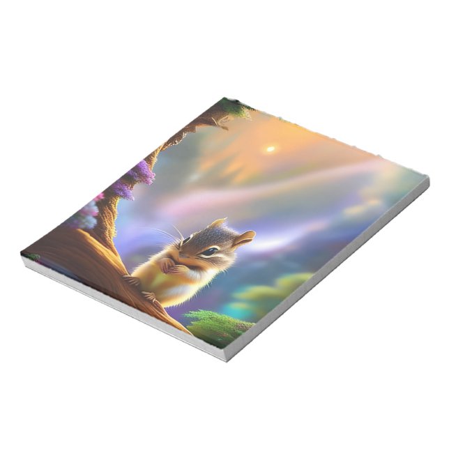 Baby Chipmunk Notizblock (Rotiert)