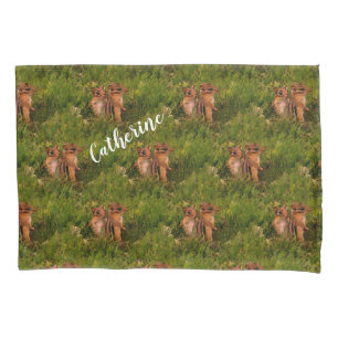 Baby Chipmunks Animal Art Personalisiert Kissenbezug