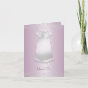 Baby Christening Merci Cartes