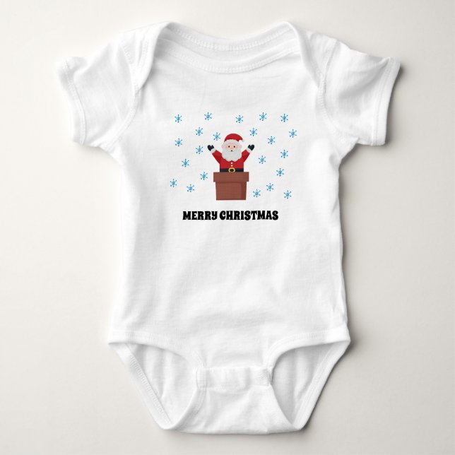 BABY CHRISTMAS STRAMPLER (Vorderseite)