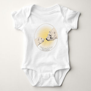 Baby Churchill Souvenir Polar Bear Strampler Shirt