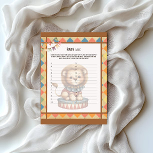 Baby Circus_ Baby ABC Race Game Briefbogen