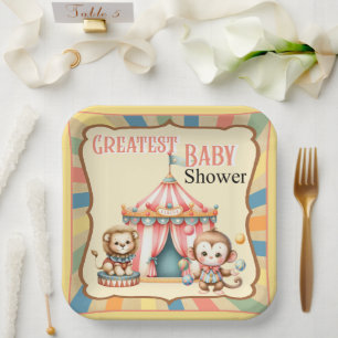 Baby Circus Pappteller