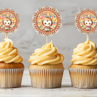 Baby Circus Runder Aufkleber