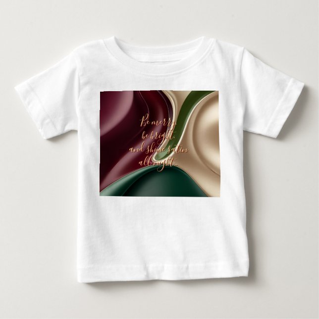 Baby classic t-shirt in stylish graphic (Vorderseite)