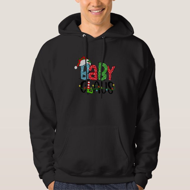 Baby Claus Christmas Pajama Matching Family Xmas Hoodie (Vorderseite)