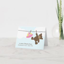 Baby Clothesline Danke, dass ihr Notizen {pink} ge