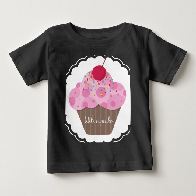BABY CLOTHING :: Süßer Kuchen Baby T-shirt (Vorderseite)