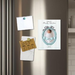 Baby & Co Geburtsankündigung Magnet