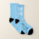 BABY & CO It's A Boy New Dad Sprinkle Shower Party Socken<br><div class="desc">Say it with love! The perfect gift to give at the baby shower, the new dad will love receiving these socks from you. Personalize them as you choose, these socks are available in any color, perfect for matching your baby gender. Look for other fun ideas all part of The BABY...</div>