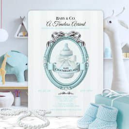 Baby & Co Modern Baby Shower Invitation Einladung