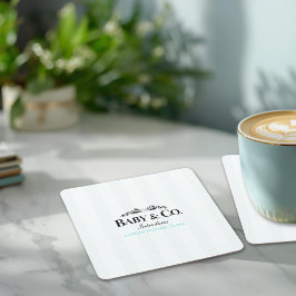 Baby & Co Sip and See  Rechteckiger Pappuntersetzer