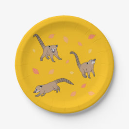 Baby Coatis Pappteller