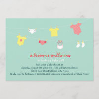 Baby Couture Baby Shower Einladung